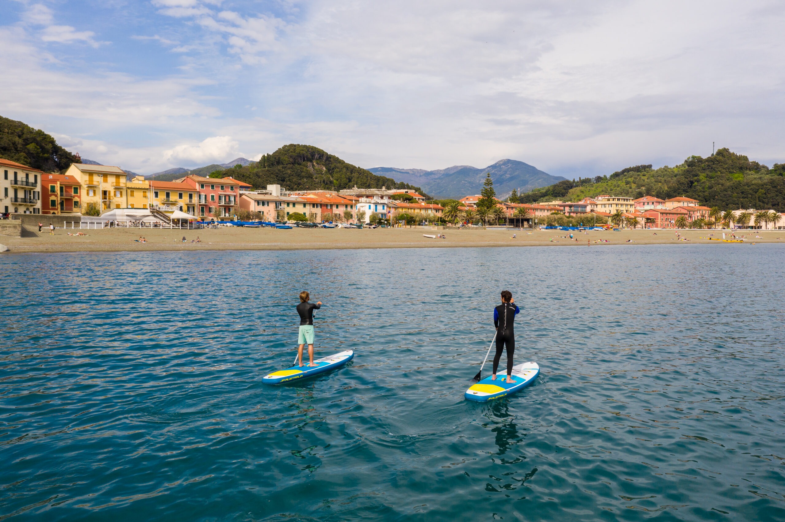 SUP sulla baia di Riva Trigoso